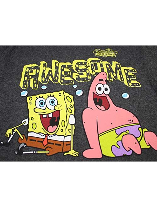 Spongebob Squarepants Boy's Bob and Patrick Awesome T-Shirt