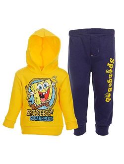 Nickelodeon Spongebob SqaurePants Boys Fleece Pullover Hoodie and Pants Set