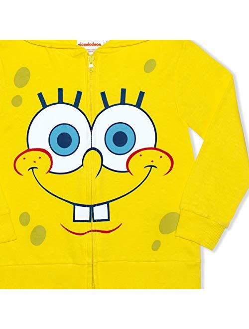 Nickelodeon Boy's Spongebob Squarepants Character Hoodie Jacket