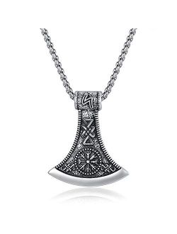 Holyheart Pewter Viking Necklace Norse Amulet Pendant Necklace Celtic Pagan Jewelry Viking Gift Jewelry