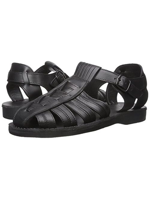 Barak - Leather Closed Toe Sandal - Mens Sandals
