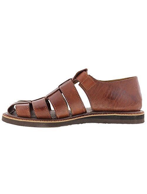 Cowboy Professional Mens Chedron Mexican Huaraches Sandals Fisherman Leather Closed Toe