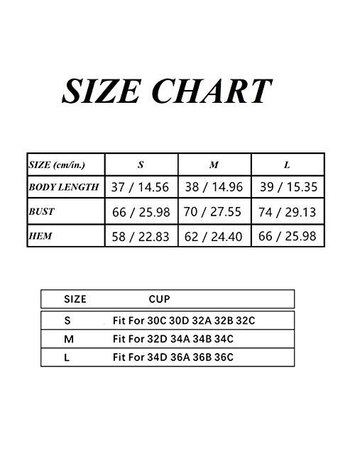 Lemedy Women Sports Bra Longline Crop Tank Top Padded Workout Running Yoga