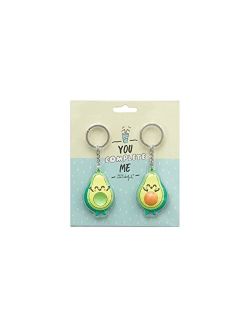 Mr. Wonderful woa09094em Set of 2 Pour These People Who Want to Perfection, Rubber Keychain, Multi-Couleur, 4x 4Inch (Each) 13x 15cm with The Pack
