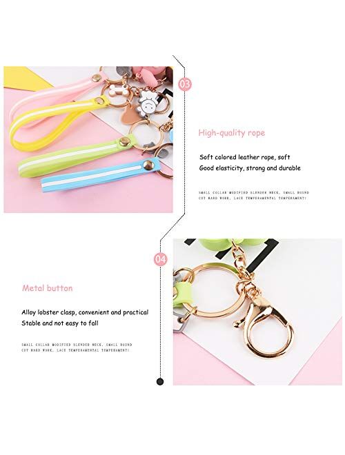 Cartoon Keychain Hello Kitty Womens Purse Charms For Handbags Cute Key chain