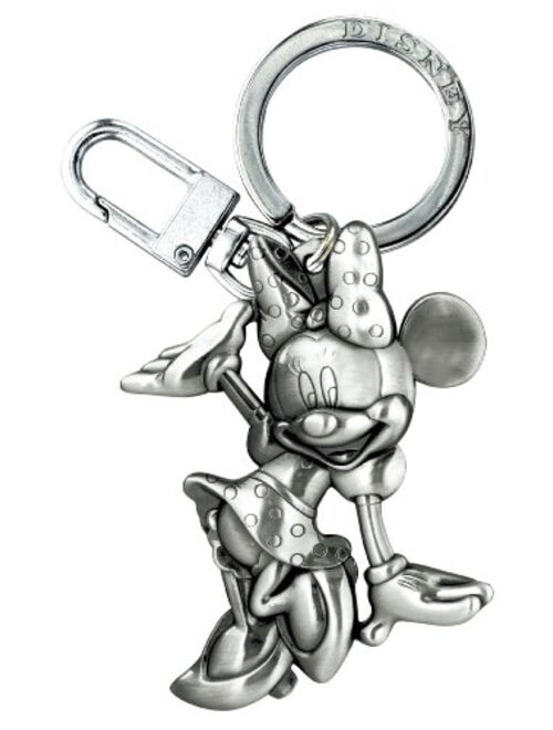 Disney Waving Minnie 2D Pewter Keyring,Multi-colored,1"