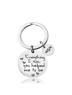 Mom Keychain Mothers Day Gifts from Daughter for Christmas Birthday Family Gift