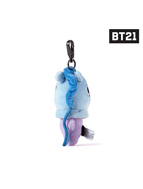 BT21 Character Soft Plush Stuffed Animal Keychain Key Ring Bag Charm, 12 cm