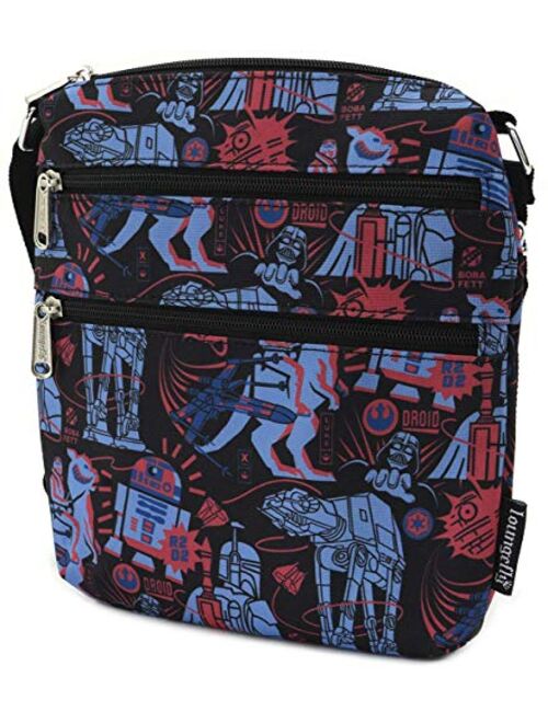 Loungefly x Star Wars Empire 40th Anniversary Nylon Passport Bag