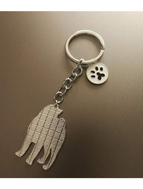 Keychains, Lovely Dog Key-ring Portable Metal Keychain Keyring Key Decor Car Keyring Tag