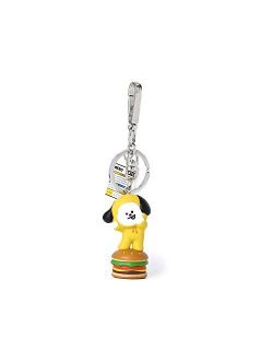 Bite Series Character Cute Mini Figure Keychain Key Ring Bag Charm with Clip