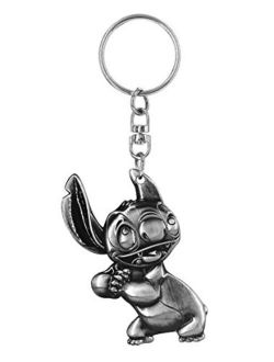 Stitch Pewter Key Ring