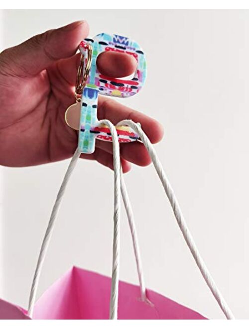 Weixiltc Non-Contact Acrylic Door Opener,Button Pusher Personal Safety Keychain Tool,Handheld No-Touch Door Opener Smart Key Tool,Keep Hands Clean