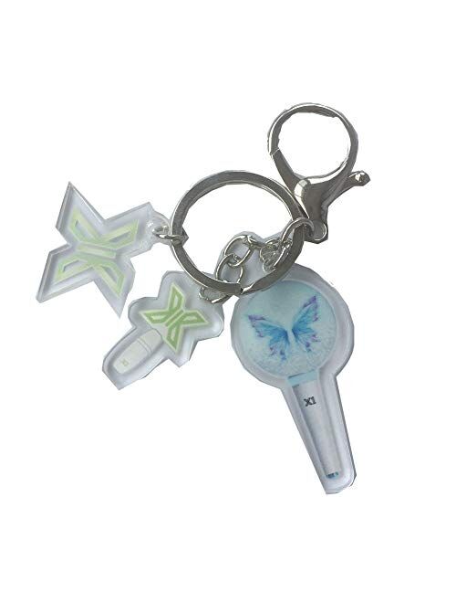 KPOP Bangtan Boys BLACKPINK GOT7 NCT ATEEZ NCT EXO Light Stick Keychain Accessories Key Ring Bag Ornaments