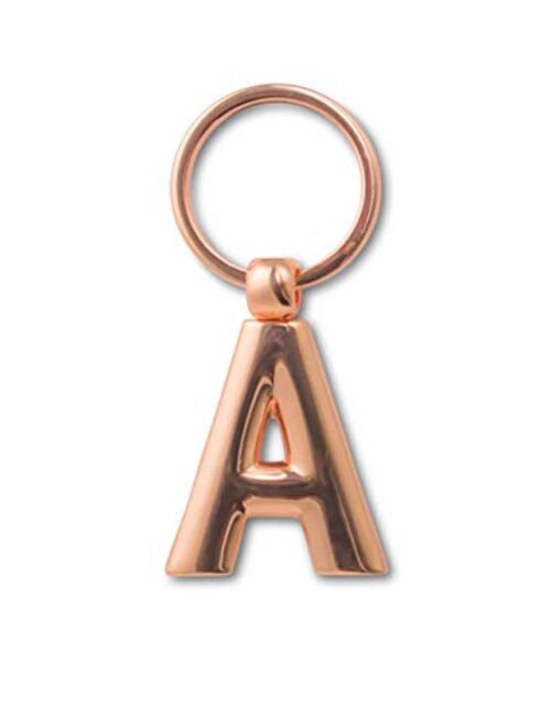 IF Metal Letter Keyring Personalised Alphabet Letters
