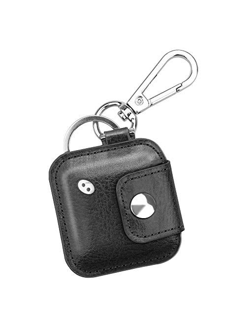 Fintie Case for Tile Mate/Tile Pro/Tile Sport/Tile Style/Cube Pro Key Finder, Vegan Leather Protective Cover for 2020 2018 and All Generations Tile