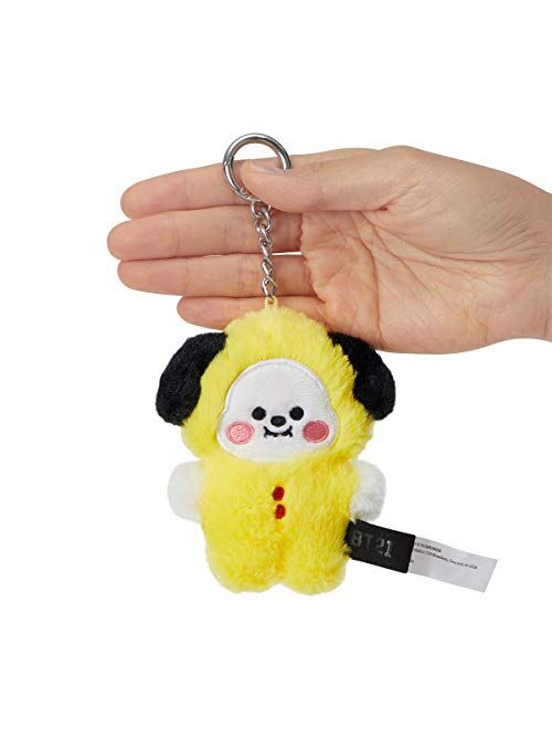 BT21 Baby Series Character Soft Plush Stuffed Animal Keychain Key Ring Bag Charm, 4 Inch
