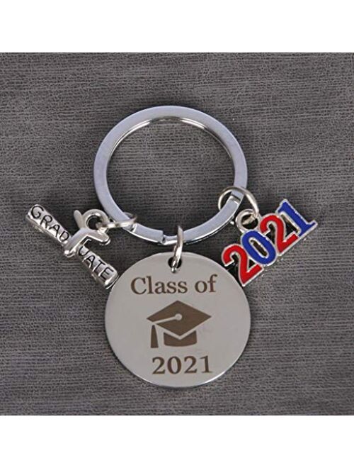 Best Friends Keychain Class of 2021, 2021Graduation Gifts for her, him, Friends and Classmates