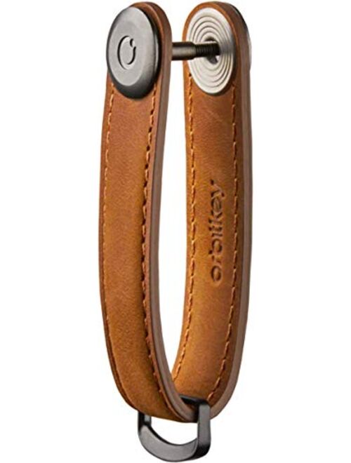 Orbitkey Crazy Horse Leather Key Organizer | Quiet Profile | Holds up to 7 Keys