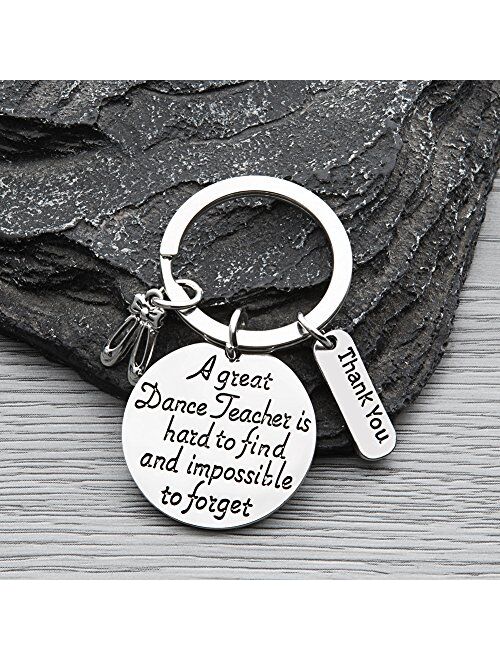 Dance Teacher Gift, Dance Teacher Keychain- Dance Jewelry for Dance Instructors