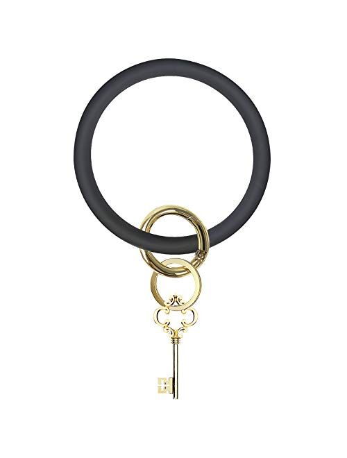 Keychain Bracelet,Silicon Wristlet Keychain Bangle Keyring Holder for Women Girl