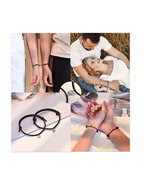 Tarsus Magnetic Couple Bracelet Set Vows of Eternal Love Jewelry Gifts for Couple Bestfriend