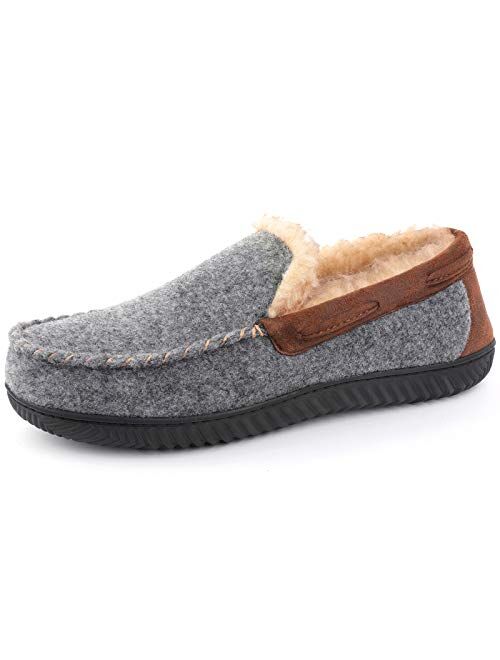 RockDove Men's Hearthfire Memory Foam Moc Slipper