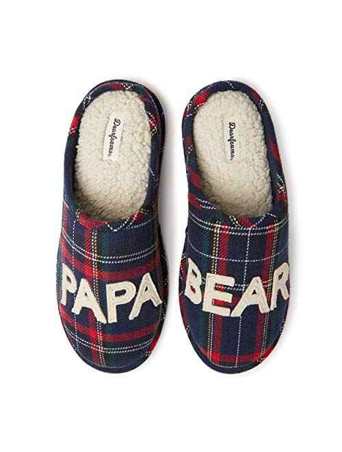 Dearfoams Men's Papa Bear Slipper