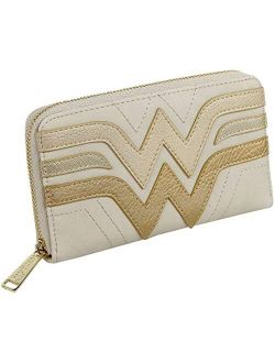 x Wonder Woman Gold Logo Small Wallet