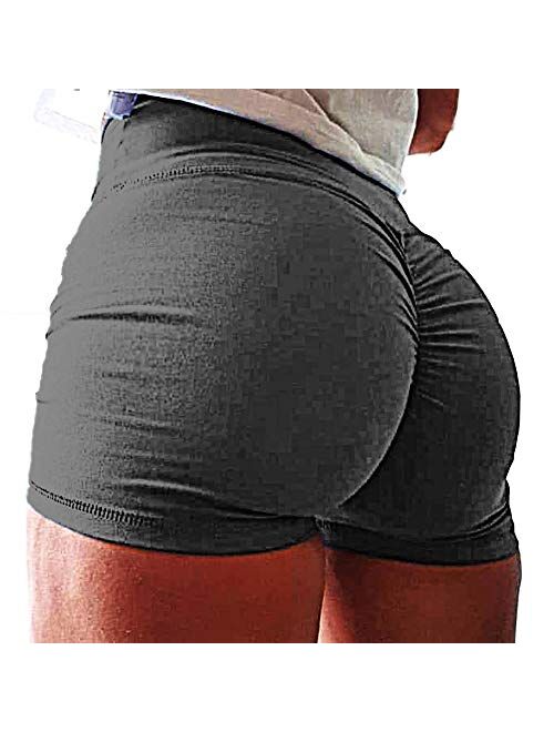 SEASUM Women Sports Short Booty Sexy Lingerie Gym Running Lounge Workout Yoga Spandex Short Hot Costume Outfit