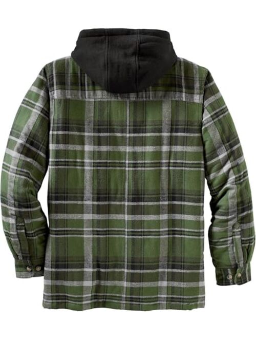 Legendary Whitetails Men's Maplewood Hooded Shirt Jacket Coat