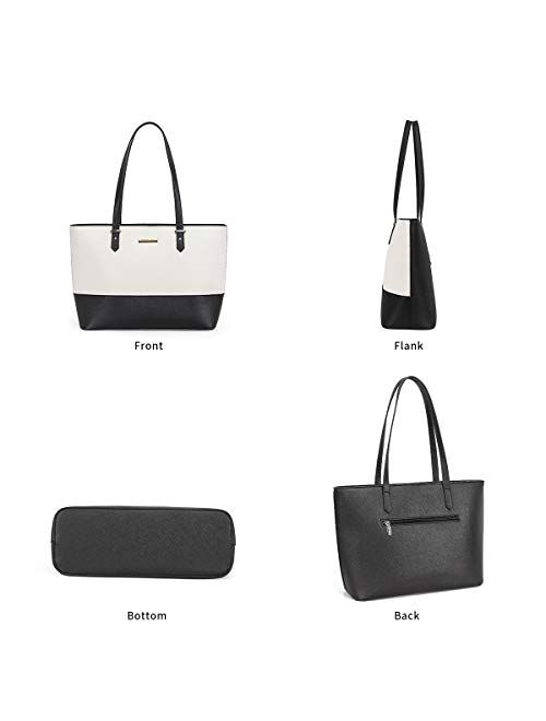 CHANRS KEATN Handbags for Women Fashion Tote Shoulder Bags Top Satchel Purses 4pcs Handbag Set