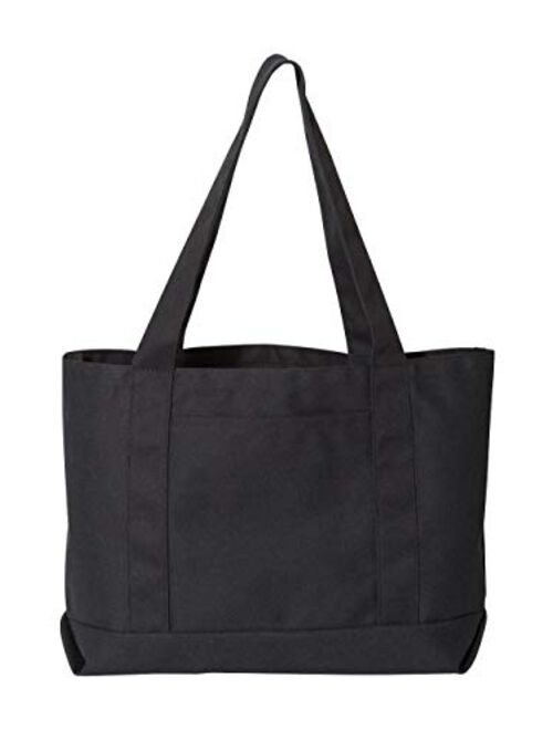 Liberty Bags 8870 Pigment Dyed Premium 12 Ounce Canvas Gusseted Tote