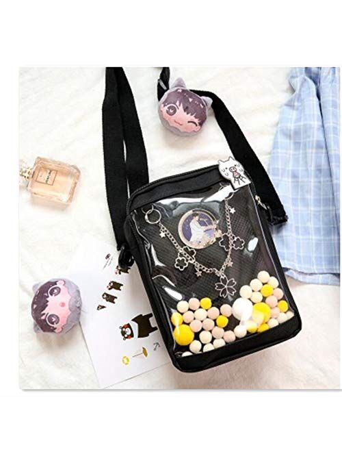 Transparent Anime Window Bag Comic Cosplay Crossbody Bag DIY Lolita Ita Bag