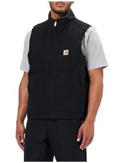 mens Sherpa Lined Mock-neck Vest