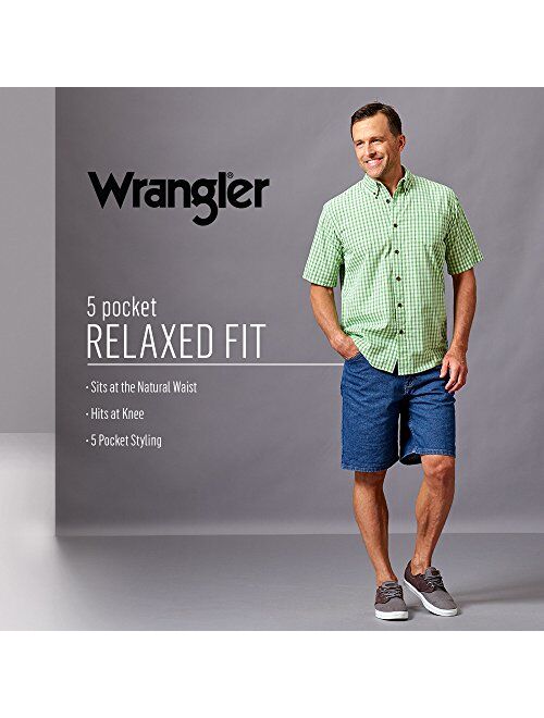 Wrangler Authentics Men's Classic Relaxed Fit Five Pocket Jean Short