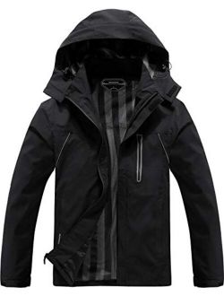 Men's Lightweight Windbreaker Rain Jacket Waterproof Breathable Coat