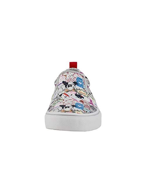 Skechers Canvas Slip On Comfort Sole Colorful Sneakers