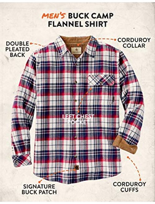 Legendary Whitetails Cotton Buck Camp Flannel Long Sleeve Shirt
