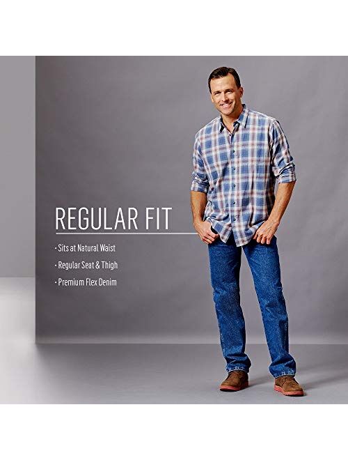 Wrangler Authentics Men's Classic 5-Pocket Regular Fit Jean Pants