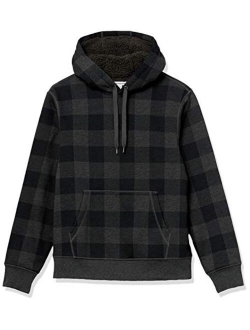 Men's Standard Sherpa-Lined Pullover Hoodie Sweatshirt