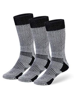 COZIA Wool Socks 80% Merino Mens and Womens Warm Thermal Boot Socks 3 Pairs
