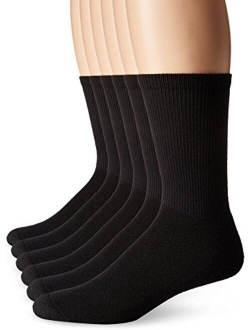 Men's 6-Pack FreshIQ Odor Control X-Temp Comfort Cool Crew Socks