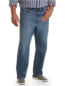 Men's Standard Big and Tall Relaxed Stretch Jean fit by DXL