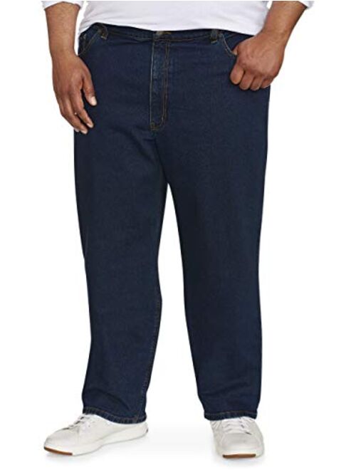 Amazon Essentials Men's Standard Big and Tall Relaxed Stretch Jean fit by DXL