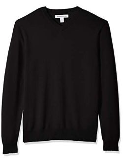 Men's V-Neck Long Sleeve Pullover Sweater