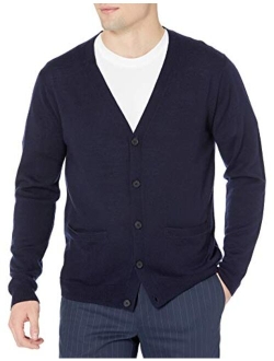 Men's Lightweight Merino Wool Cardigan Sweater