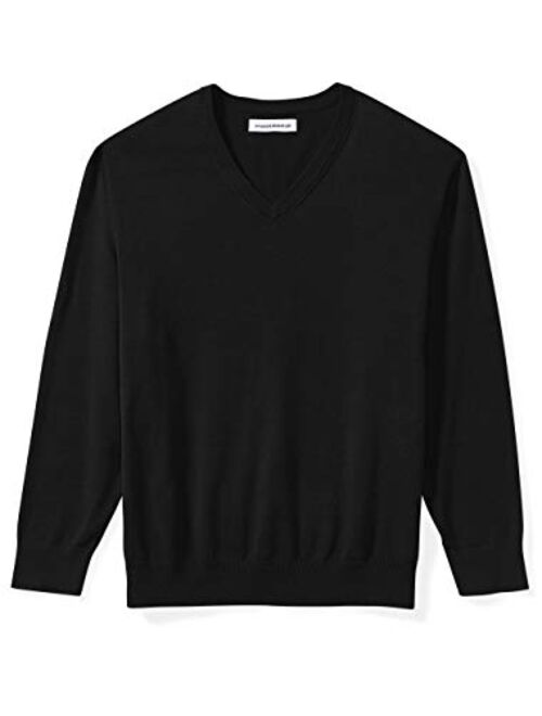 Amazon Essentials Men's Big and Tall V-neck Sweater