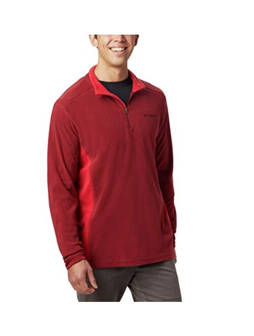 Columbia Men's Klamath Range II Half Zip Pullover, Lightweight Microfleece, Sun Protection
