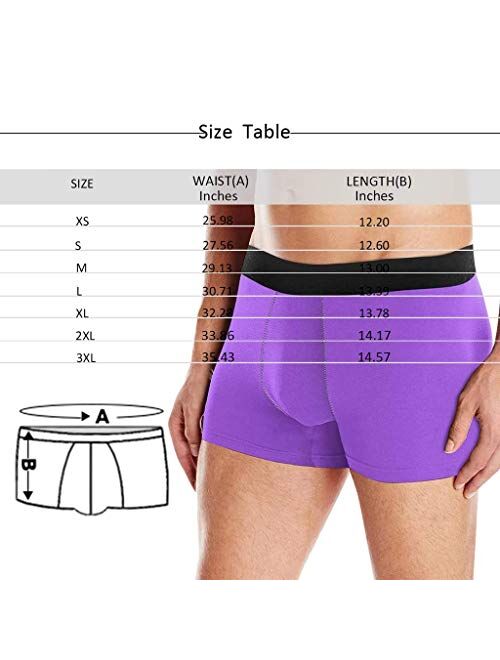 Custom Girlfriend Face I Licked It Men's Boxer Briefs Birthday Day Gifts Love Underwear Shorts Underpants with Photo